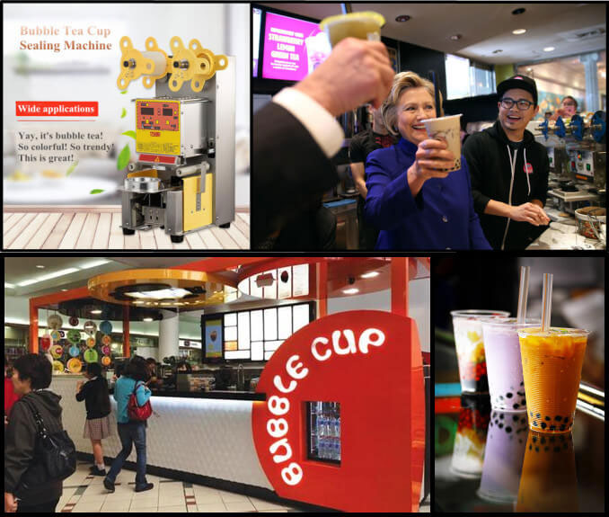 Bubble Tea Cup Sealing Machine Applications